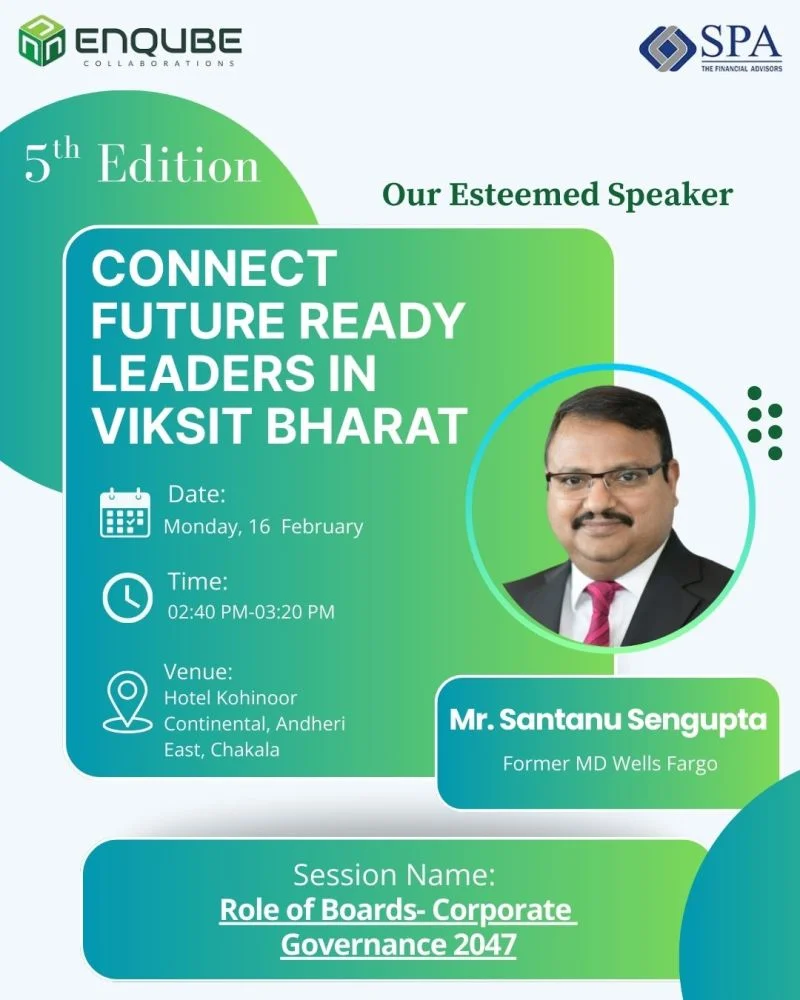 Speaker at EnQube Collaboration Viksit Bharat 2047 Summit