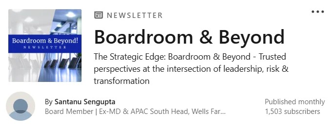 Boardroom & Beyond newsletter cover